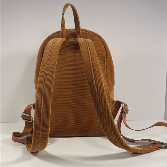 Rare Loungefly Disney Winnie the Pooh Tan Corduroy Backpack - Picture 2 of 5